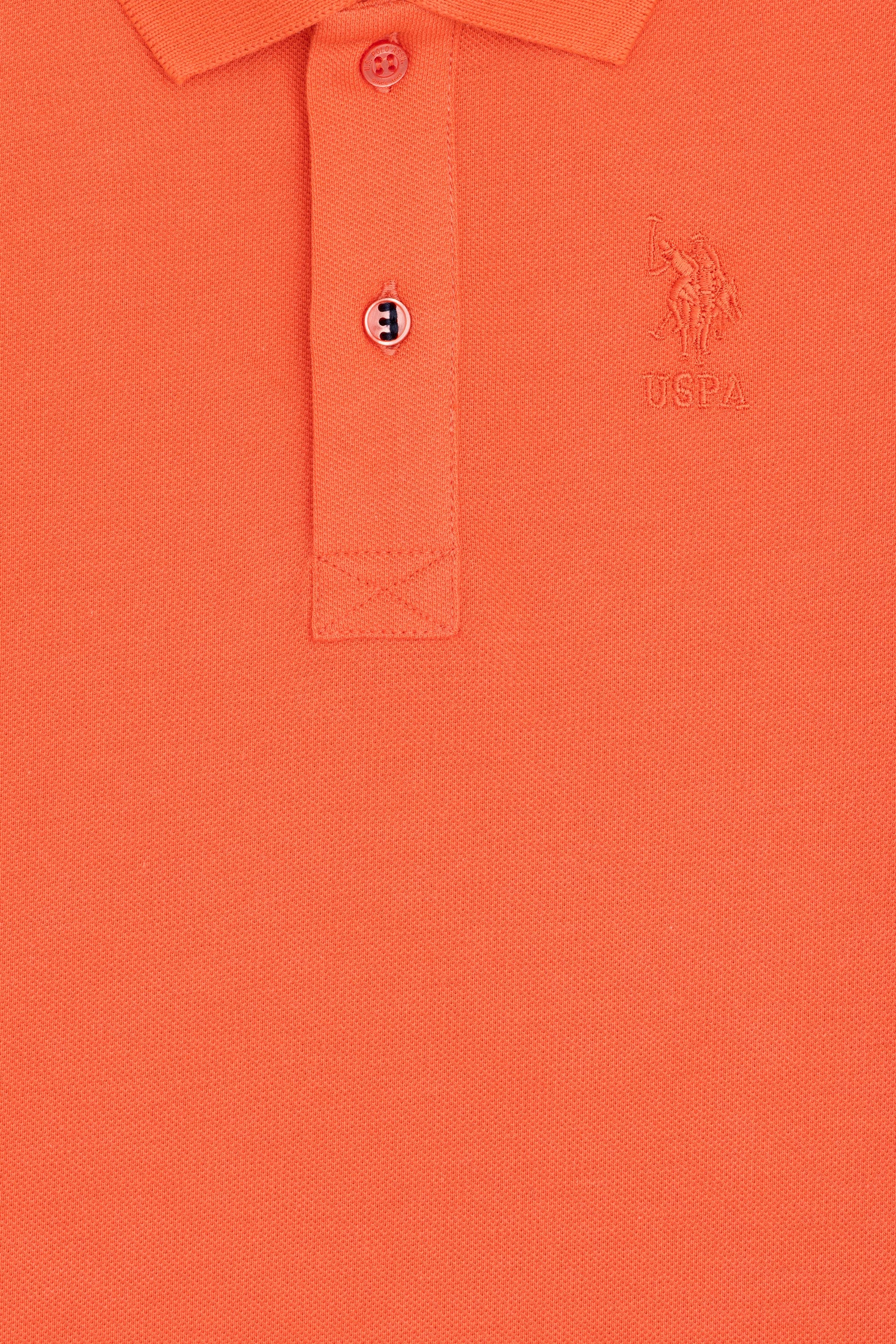 Erkek Çocuk Nar Çiçeği Basic Polo Yaka Tişört - Image 3