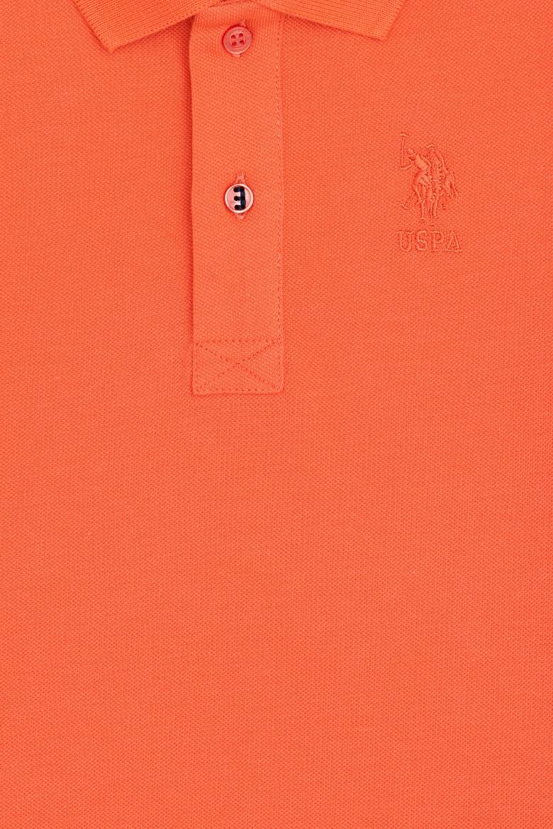 Erkek Çocuk Nar Çiçeği Basic Polo Yaka Tişört - 50279572125