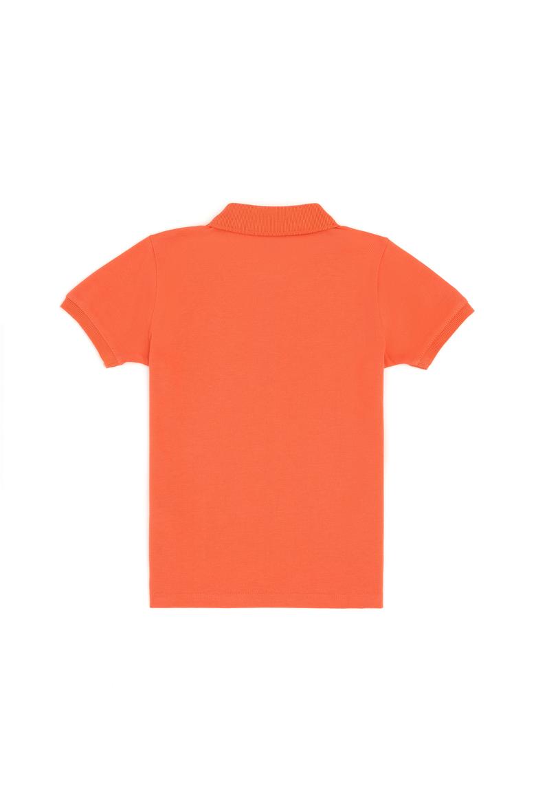 Erkek Çocuk Nar Çiçeği Basic Polo Yaka Tişört - 50279572125