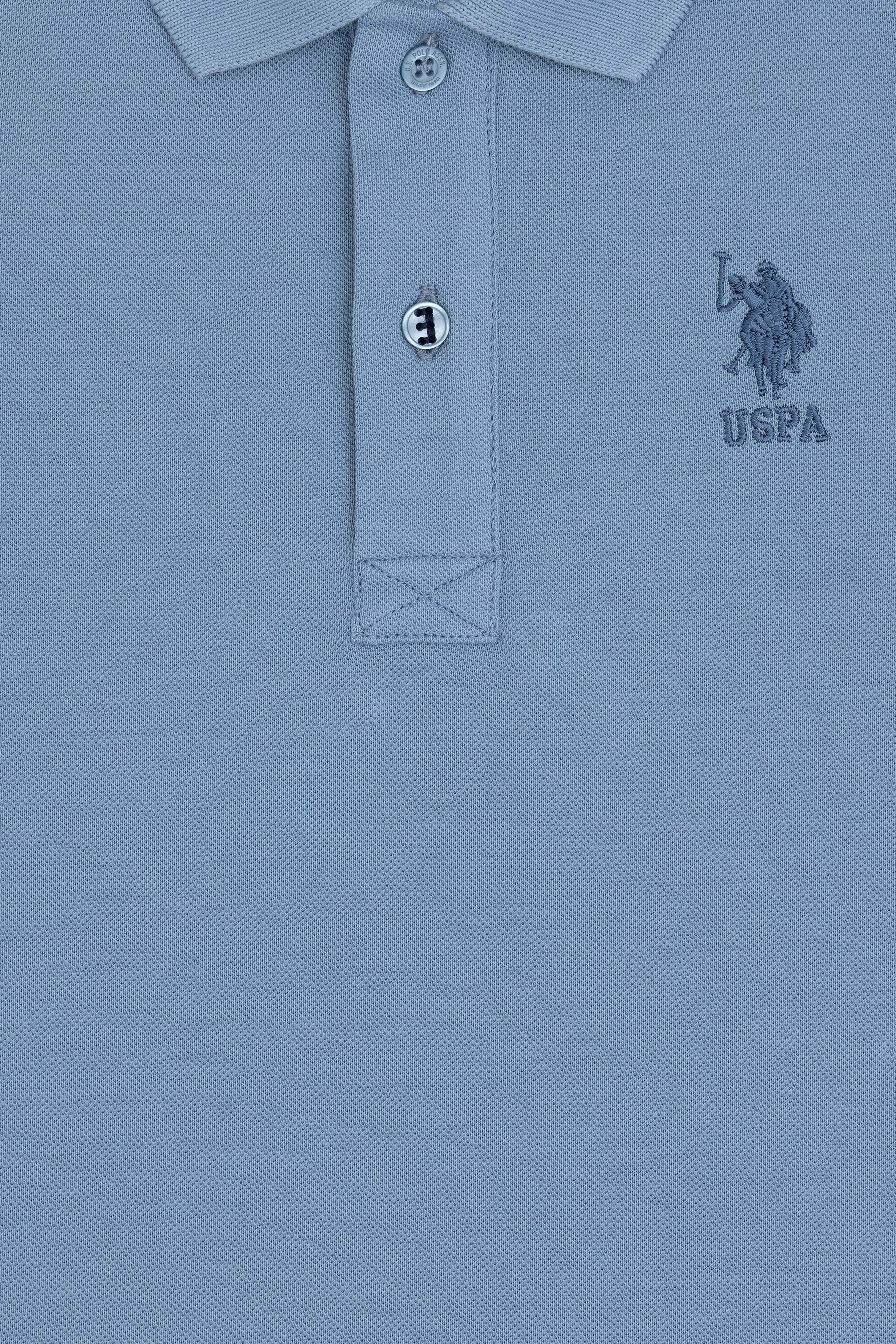 Erkek Çocuk İndigo Basic Polo Yaka Tişört - Image 3
