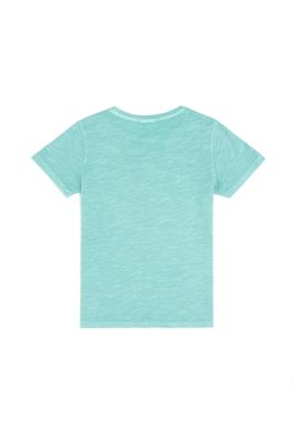 Erkek Çocuk Mint Bisiklet Yaka Tişört - 50279594038