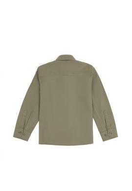 Erkek Çocuk Haki Uzun Kollu Basic Gömlek - 50284001058