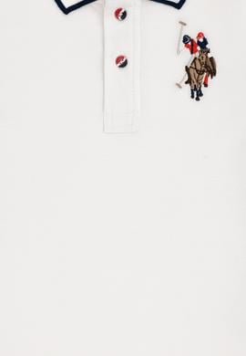 Erkek Çocuk Ekru Basic Polo Yaka Tişört - 50279570007