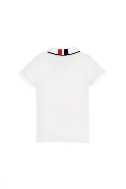 Erkek Çocuk Ekru Basic Polo Yaka Tişört