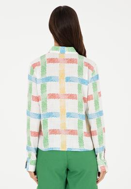 Kadın Yeşil Uzun Kollu Gömlek - 50283633013