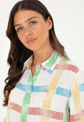 Kadın Yeşil Uzun Kollu Gömlek - 50283633013