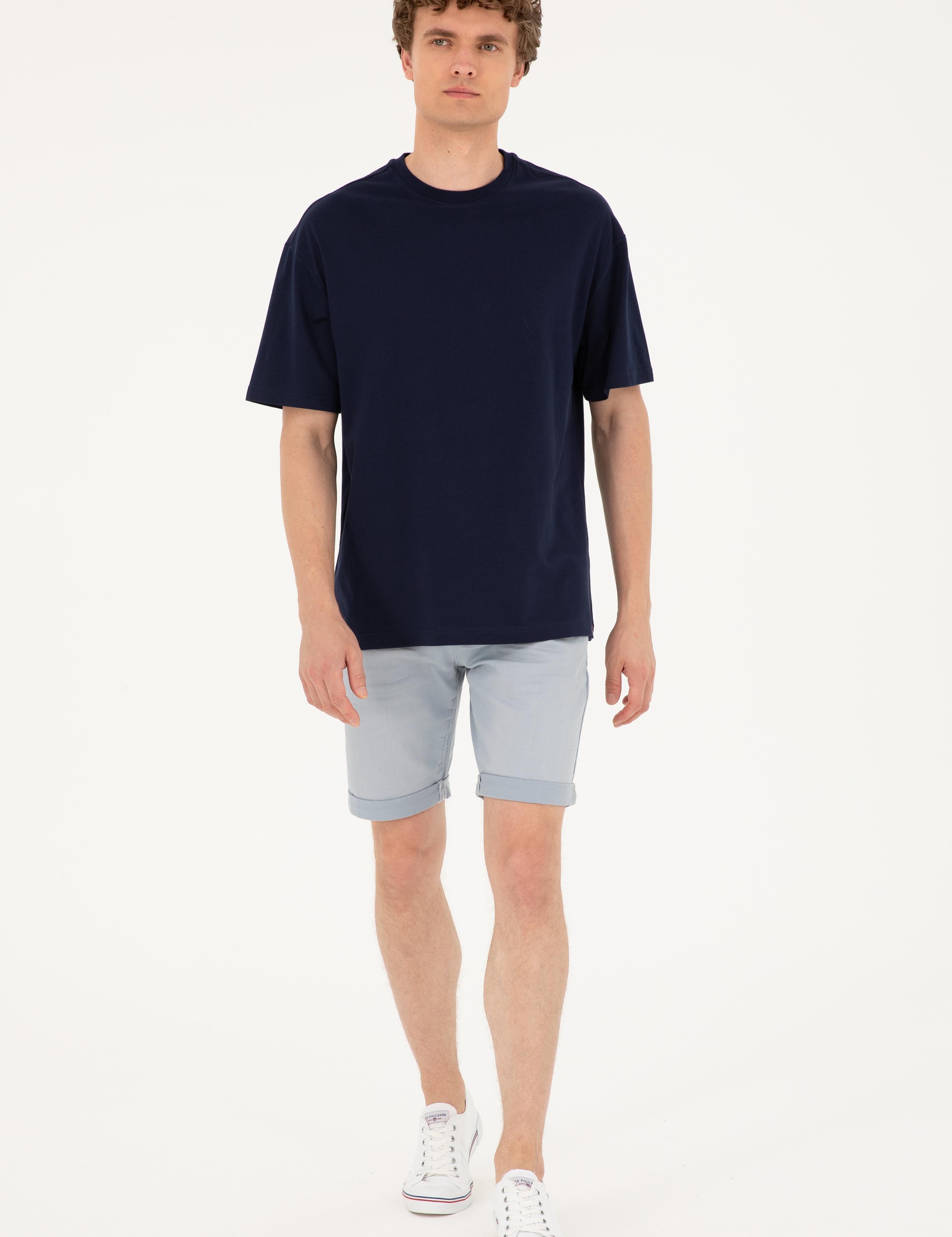تی شرت یقه گرد آستین کوتاه ریلکس یقه گرد مردانه یو اس پولو | U.S. Polo Assn. - تصویر 4