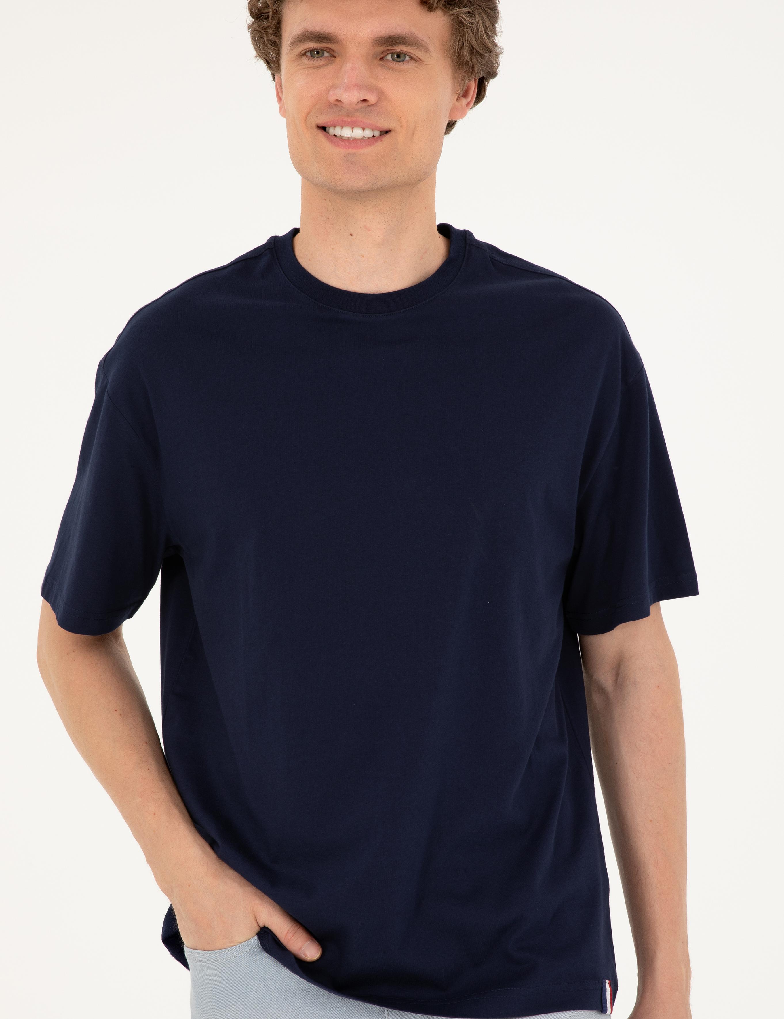 تی شرت یقه گرد آستین کوتاه ریلکس یقه گرد مردانه یو اس پولو | U.S. Polo Assn. - تصویر 3