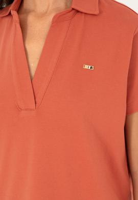 Kadın Pudra Basic Tişört - 50285853067