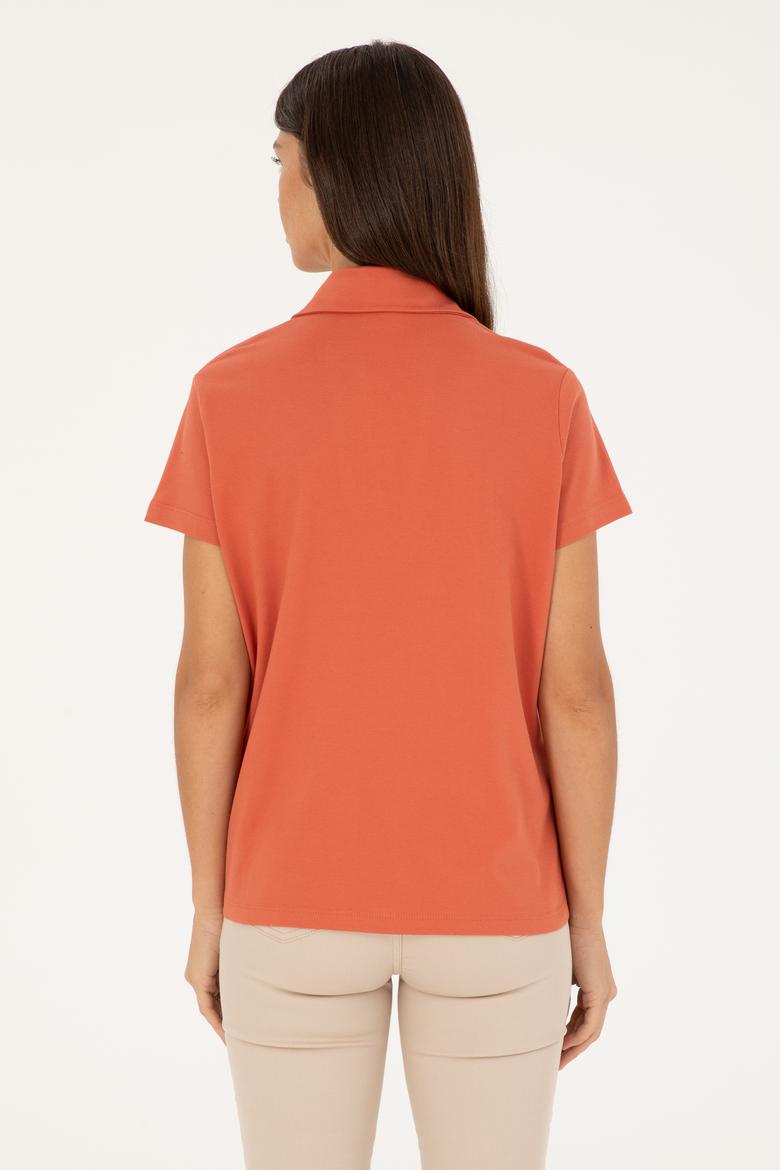 Kadın Pudra Basic Tişört - 50285853067