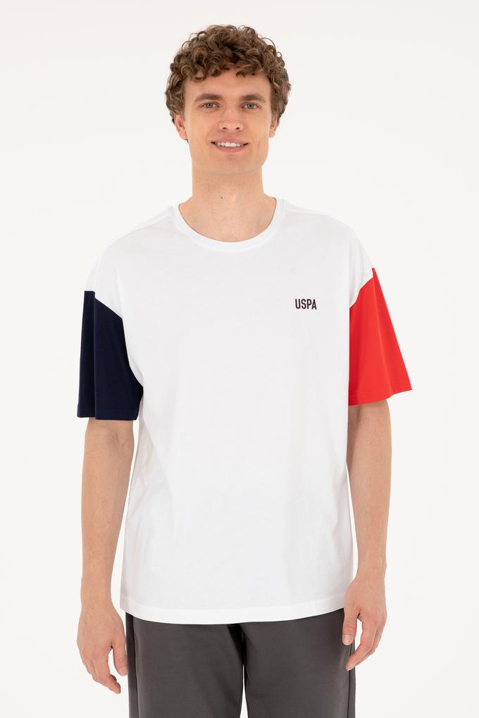 Erkek Comfort Fit Bisiklet Yaka Beyaz Tişört