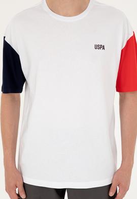 Erkek Comfort Fit Bisiklet Yaka Beyaz Tişört - 50287041046