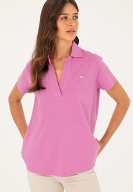 Kadın Menekşe Basic Tişört - 50285853074