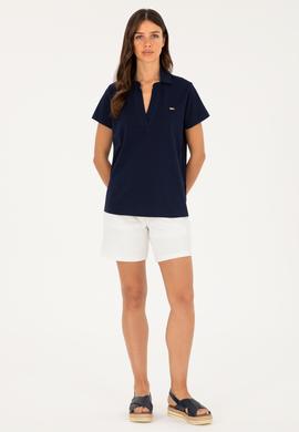 Kadın Lacivert Basic Tişört - 50285853025