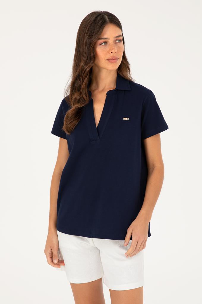 Kadın Lacivert Basic Tişört