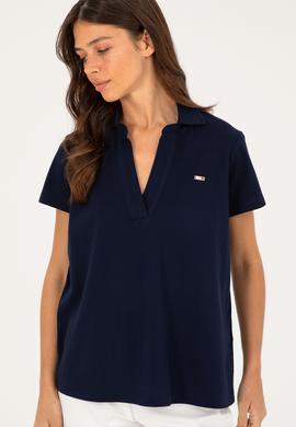 Kadın Lacivert Basic Tişört - 50285853025