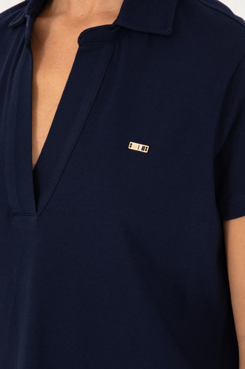 Kadın Lacivert Basic Tişört