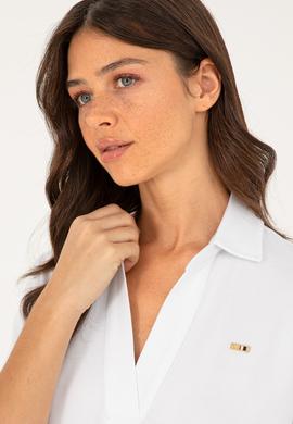 Kadın Beyaz Basic Tişört - 50285853001