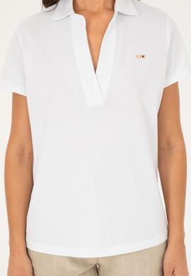 Kadın Beyaz Basic Tişört - 50285853001