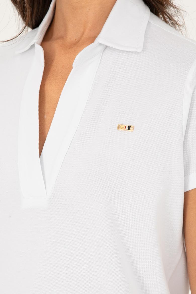 Kadın Beyaz Basic Tişört - 50285853001