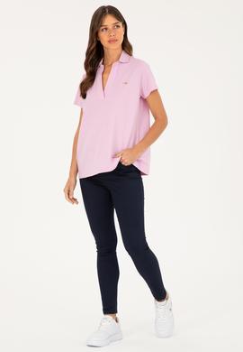 Kadın Pembe Basic Tişört - 50285853063