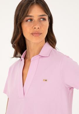 Kadın Pembe Basic Tişört - 50285853063