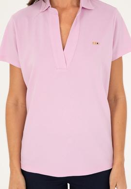 Kadın Pembe Basic Tişört - 50285853063