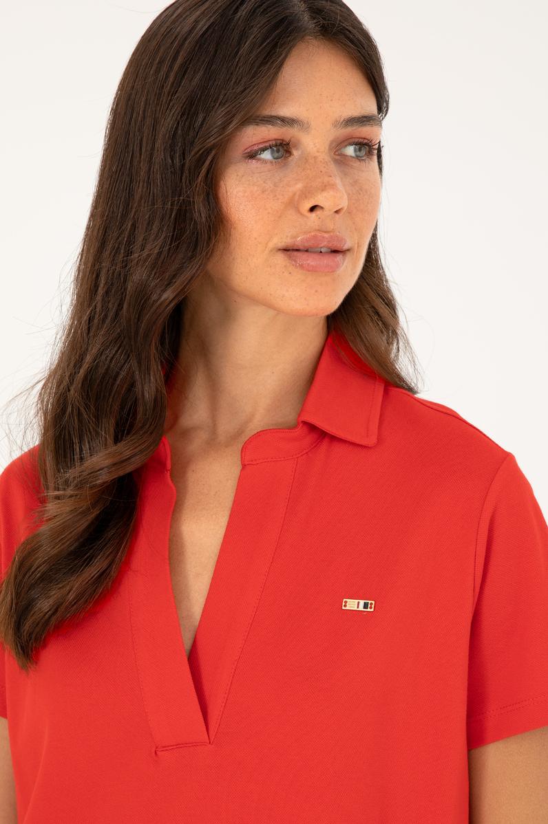 Kadın Kırmızı Basic Tişört