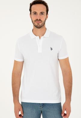 Erkek Beyaz Basic Tişört - 50294223016