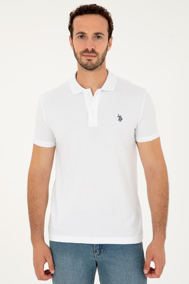 Erkek Beyaz Basic Tişört - 50294223016