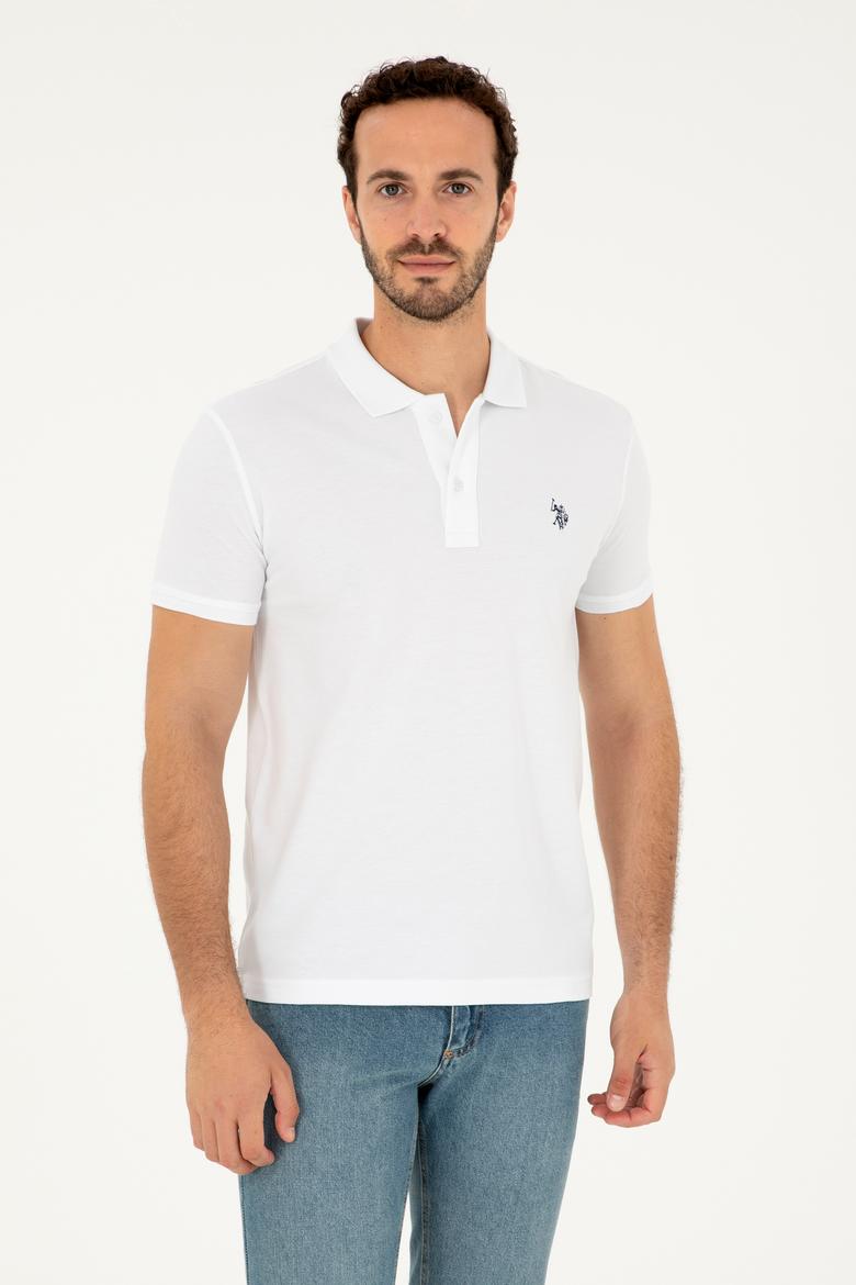 Erkek Beyaz Basic Tişört