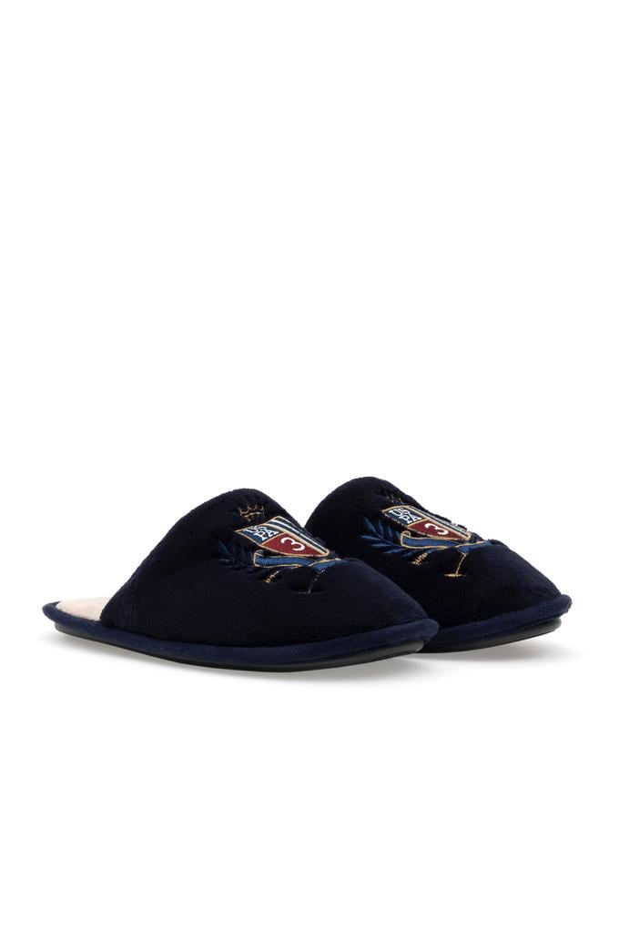 Erkek Lacivert Ev Terliği