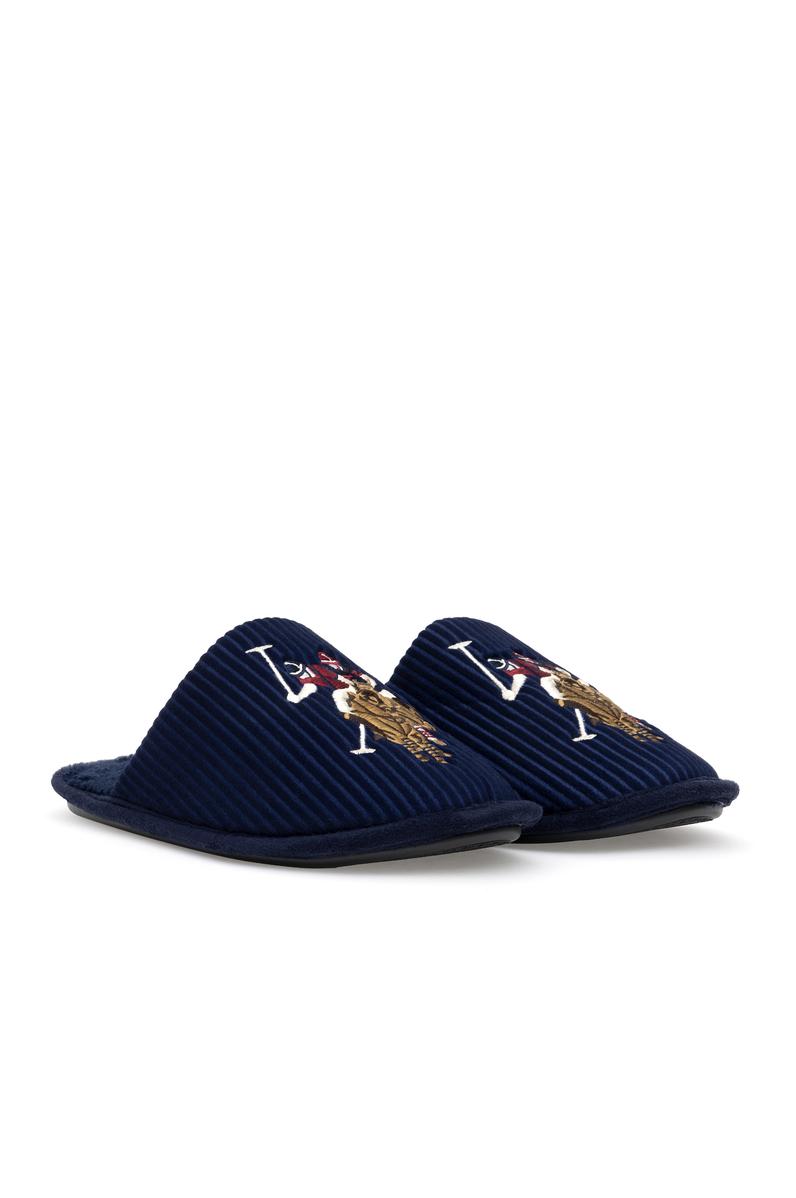 Erkek Lacivert Ev Terliği