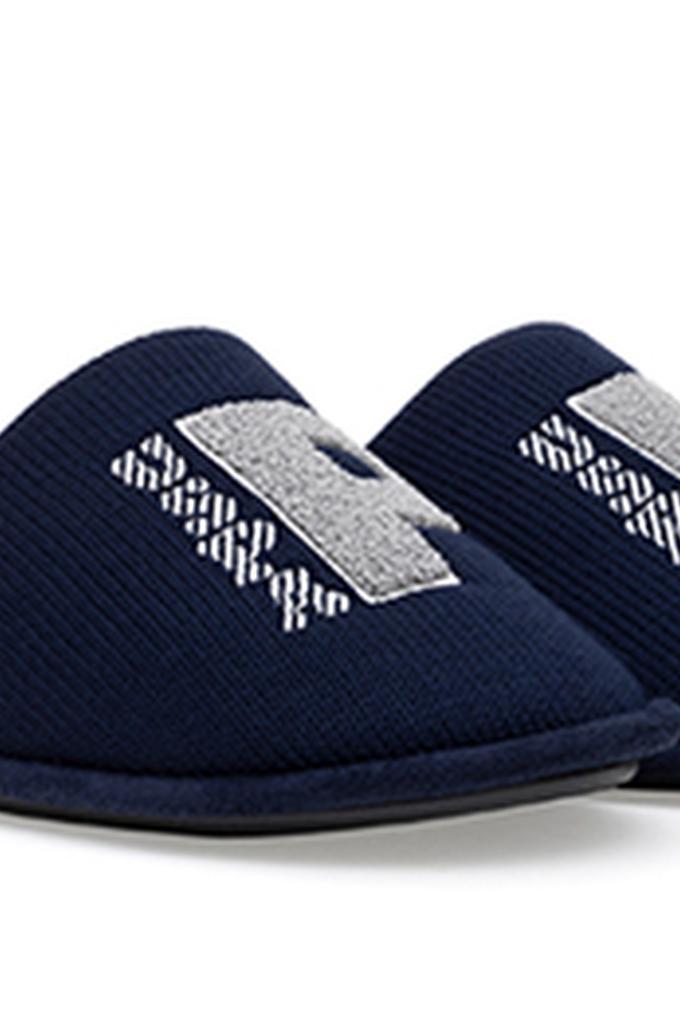 Erkek Lacivert Ev Terliği