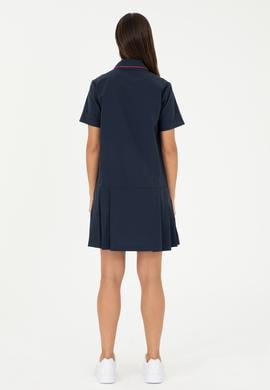 Kadın Lacivert Dokuma Elbise - 50280570011