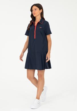Kadın Lacivert Dokuma Elbise - 50280570011