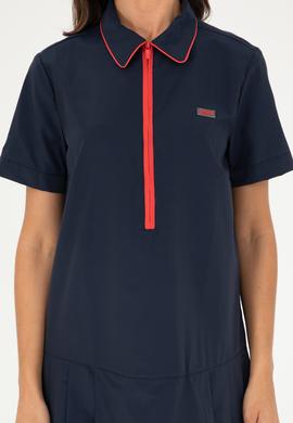 Kadın Lacivert Dokuma Elbise - 50280570011