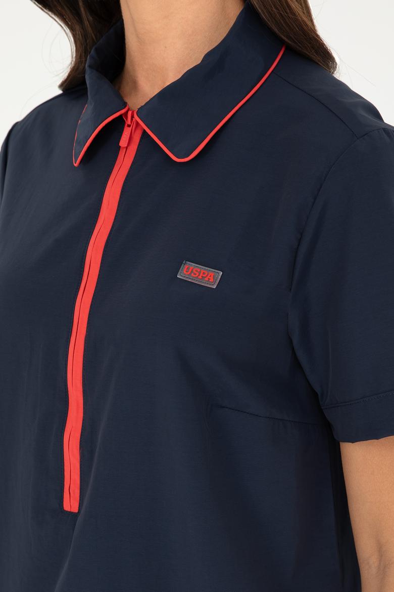 Kadın Lacivert Dokuma Elbise - 50280570011