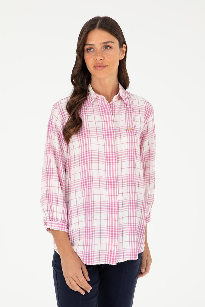 Kadın Menekşe Uzun Kollu Tunik Gömlek