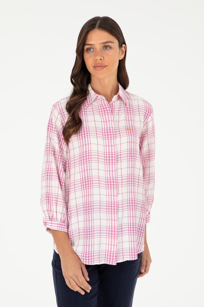 Kadın Menekşe Uzun Kollu Tunik Gömlek