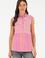 Kadın Pembe Kolsuz Polo Yaka Tişört