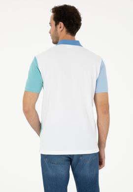 Erkek Regular Fit Polo Yaka Koyu Mavi Tişört - 50281515028