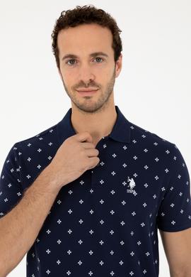 Erkek Regular Fit Polo Yaka Lacivert Tişört - 50281941008