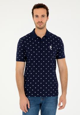 Erkek Regular Fit Polo Yaka Lacivert Tişört - 50281941008