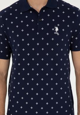 Erkek Regular Fit Polo Yaka Lacivert Tişört - 50281941008