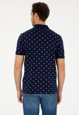 Erkek Regular Fit Polo Yaka Lacivert Tişört - 50281941008