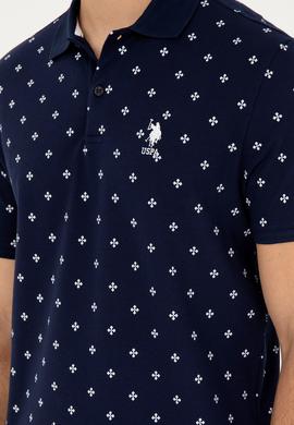 Erkek Regular Fit Polo Yaka Lacivert Tişört - 50281941008