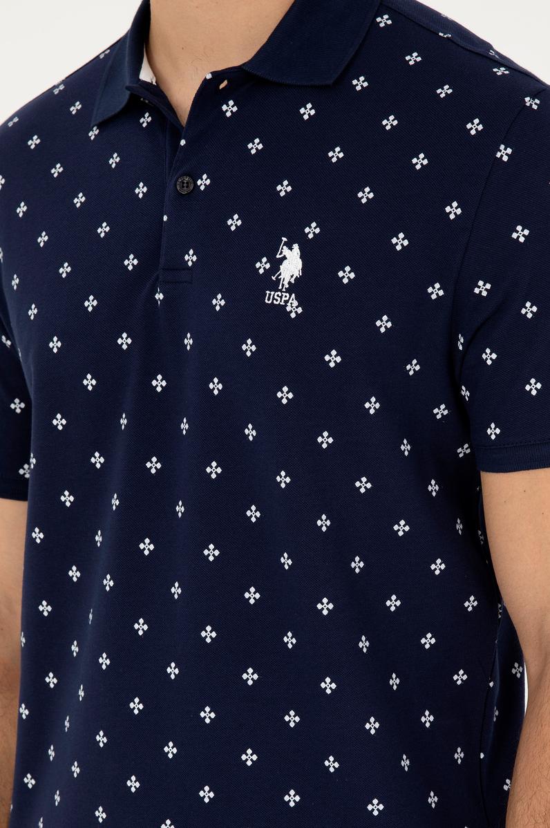 Erkek Regular Fit Polo Yaka Lacivert Tişört