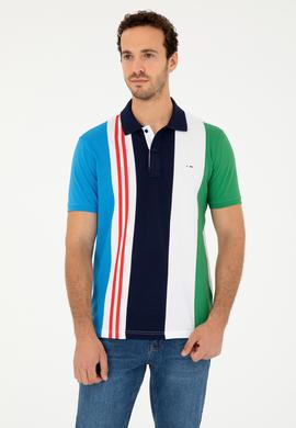 Erkek Regular Fit Polo Yaka Lacivert Tişört - 50281515031