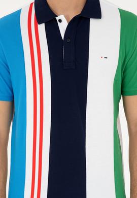 Erkek Regular Fit Polo Yaka Lacivert Tişört - 50281515031